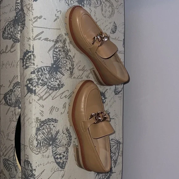 Tan Chain Loafers - Picture 3 of 5